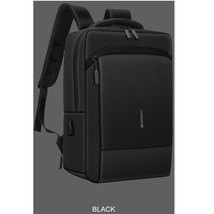 Brand Enlarge Backpack Men USB Charge 15.6 Inch Laptop Bag Male Anti-theft Water - £56.32 GBP