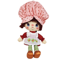 14&quot; Strawberry Shortcake 2019 Retro Looking Rag Doll Stuffed Animal Plush Toy - £22.02 GBP