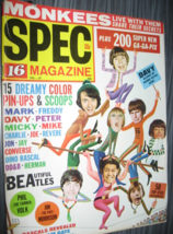 Spec 16 Teen Magazine-Fall 1967-Beatles-Monkees-Morrison-Posters - $20.00