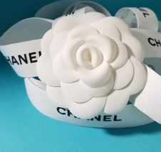 New White Camellia Flower Sticker - $8.00