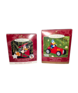 Hallmark Keepsake Ornaments Donald Duck Goes Motoring &amp; Donald’s Surpris... - $24.70