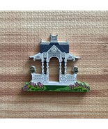 SHELIA  1996, Wood GAZEBO For The HARVARD HOUSE Signed Shelf Sitter - $13.72 CAD