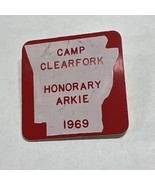 Vintage Button Camp Clearfork 1969 Honorary Arkie Arkansas Pin Clear Fork - €9,13 EUR