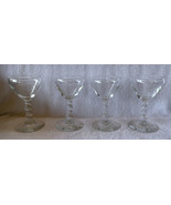 Libbey Ball Stem Cordial Aperitif Glasses 4.75” x 2.75” Glass Set of 4 EUC - $25.99