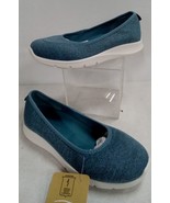 Waco Shoe Co Womens Daily Stretch Jersey Slip On Shoe Blue Size 6.5 | 02... - £15.63 GBP