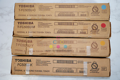 Cosmetic OEM Toshiba eStudio2505AC,3005AC,5005AC CMYK Toner Set T-FC505U-C,M,Y,K - $301.95