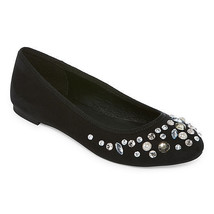 Groove Tessa Womens Black or Gunmetal Beaded Ballet Flats Size 6.5 New i... - £15.33 GBP