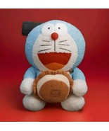 Doraemon w/Hamburger 12&quot; Shaggy Plush Stuffed Toy HTF - $201.71 CAD