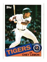 1985 Topps #20 Chet Lemon Detroit Tigers - £1.59 GBP