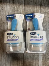 SCHICK INTUITION TRIAL PACK - 1 RAZOR W/ 1 CARTRIDGE (2 PACK) - $12.75