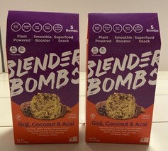 10 Blender Bombs Gogi Coconut and Acai Smoothie Booster Snack - £20.81 GBP