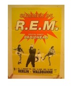 R.E.M. Poster REM R e m Summer Of &#39;95 1995 Berlin Walduhne Band Shot r. ... - $123.92 CAD