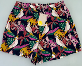 Boden Shorts Women&#39;s Size 4 Viscose Elastic Waist Pull On Pockets Tropic... - $737.58 MXN
