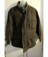 Men&#39;s Timberland Leather Gear Tenon Leather Field Jacket Brown Size Small  - £155.65 GBP