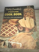 Betty Crocker&#39;s Picture Cookbook Revised and Enlarged Hardcover Ring Binder 1956 - £16.24 GBP