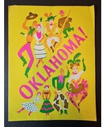 Oklahoma A Musical Play 1944 The THEATRE Guild National Company Playbill... - $715.09 MXN