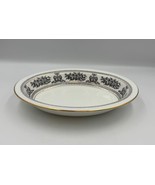 Wedgwood Bone China COLUMBIA Black 10&quot; Oval Vegetable Serving Bowl - $136.69 CAD