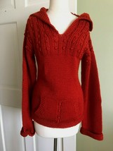 Huckapoo  HUCK*A*POO Vintage 1970s Red Sweater Pullover XS-S - £11.65 GBP