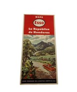 1951 Honduras Road Map – Standard Oil Co. of Central America (Esso) EUC - $17.05