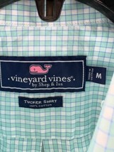 Vineyard Vines Classic Fit Tucker Shirt Short Sleeve Plaid Button Up Size Medium - £17.19 GBP