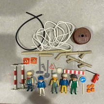 1974 Vintage Playmobil Construction Workers Set - $30.47