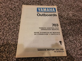 Yamaha Marine Outboards 703 Remote Control Box Operation Manual 703-2819... - $19.00