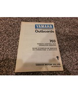 Yamaha Marine Outboards 703 Remote Control Box Operation Manual 703-2819... - £14.97 GBP
