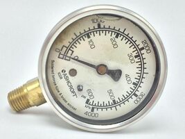 Ashcroft 631008AL Pressure Gauge, Liquid Filled 0-600Psi  - $14.75
