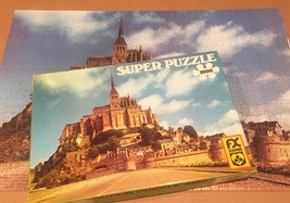 Vintage F.X. Schmid Super Puzzle 1000 - No. 98243 Mont St. Michel - £11.76 GBP