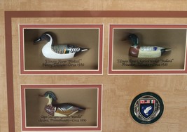 Rare HTF Ducks Unlimited Classic American Antique Decoy Collection Frame Display - £575.47 GBP