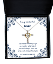 To my Mimi, No matter where you go - Cross Dancing Necklace. Model 64036  - $39.95