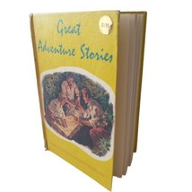 Great Adventure Stories Compiled By Louis Morris 1960 Illustrated Hardcover - £9.38 GBP
