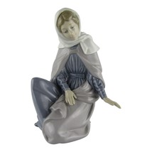 Lladro Nao Virgin Mary #0307 Christmas Nativity Porcelain Figurine - £40.38 GBP