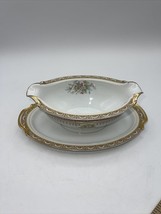 Noritake Gravy Boat With Attached Underplate Leslie 678 - £14.54 GBP