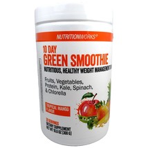 NutritionWorks 10 Day Green Smoothie Mango Powder Drink Mix Nutrition Works 10.6 - £23.66 GBP
