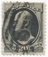 US Sc 154 Used Cork Cancel NBN Co Printing - £197.59 GBP