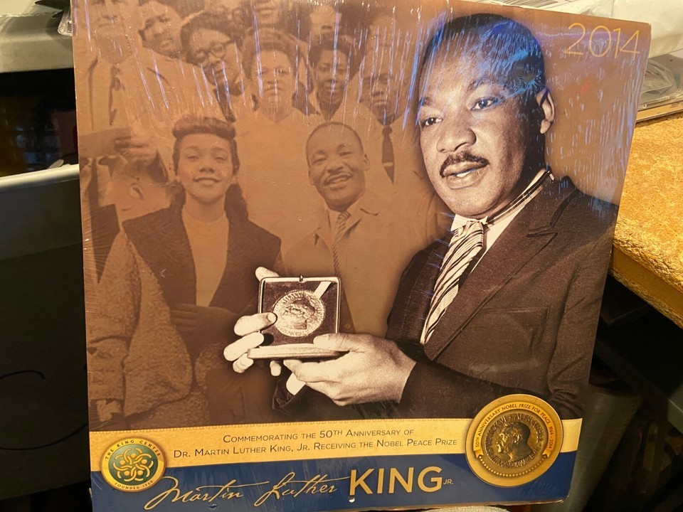 2014 50TH Anniversary Of Dr. MLK Jr. Rec. The Nobel Peace Prize Calendar... - $15.99