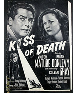 VICTOR MATURE,RICHARD WIDMARK )KISS OF DEATH) ORIG,1947 MOVIE PRESSBOOK - £116.50 GBP