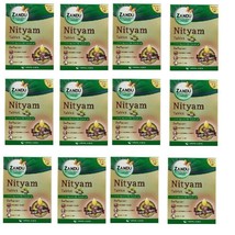 12 pack X Zandu Ayurvedic Nityam Tablets (10Tabs) for Constipation, Gas, Acidity - £13.85 GBP