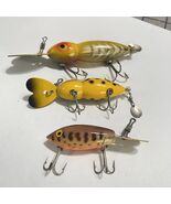 Luxon Lure Lot Clear Yellow Brown Three Lures Crank Bait - $256.59 MXN