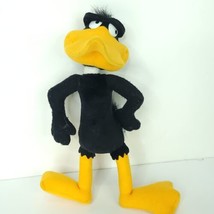 Looney Tunes Daffy Duck Plush Tyco Industries Stuffed Animal Angry 10in - $22.76