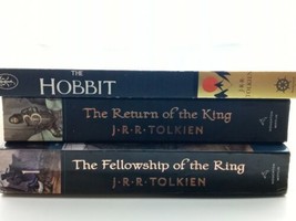 THE HOBBIT 1995 paperback by JRR Tolkien + 1 and 3 of lord of the rings - 1ST - £12.75 GBP