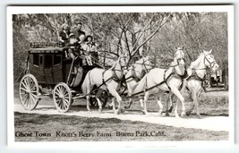 Ghost Town Horse Buggy Carriage Knott&#39;s Berry Place Buena Park Ca. RPPC ... - £13.44 GBP