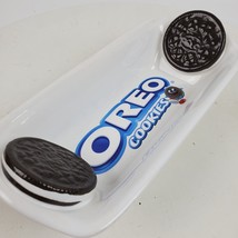 Vintage Oreo Cookies Snack Gift Dish 8 Inch Kraft Foods - $13.14