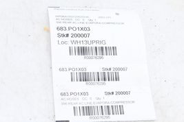 02-05 PORSCHE 911 996 REAR AC LINE PIPE HOSE EVAPORATOR to COMPRESOR 76295 image 2