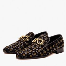 The Vicino Men Shoe Black Bit Dress Loafer image 2