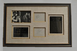 AMOS &#39;N&#39; ANDY SIGNED Framed &amp; Matted Plaque x2 - Freeman Gosden &amp; Charles Correl - £1,249.95 GBP
