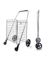 Wellmax WM99024S Grocery Utility Shopping Cart, Easily Collapsible and P... - $109.74 CAD