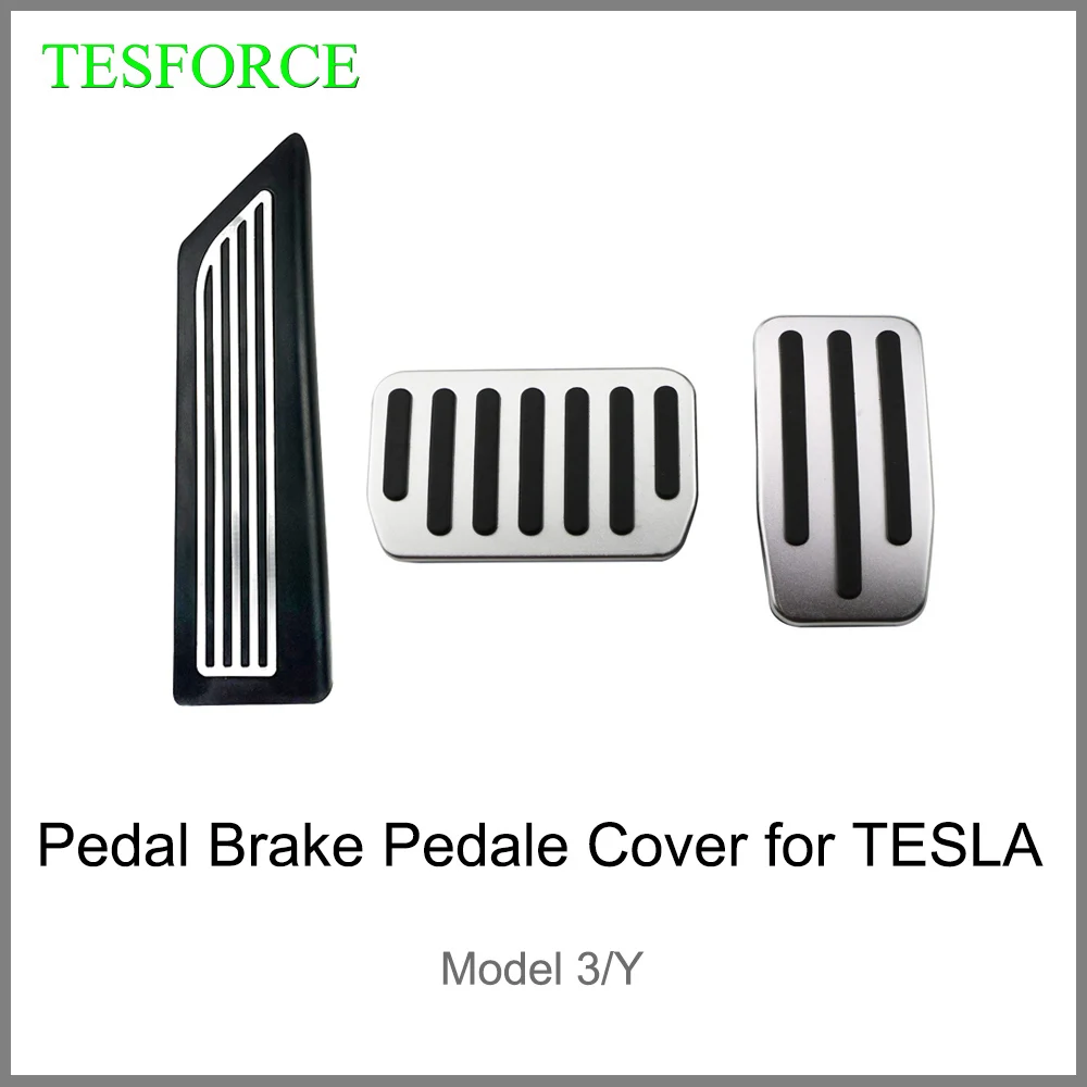 Car pedals for tesla model 3 model y 2017 2018 2019 2020 2021 2022 fuel gas thumb200
