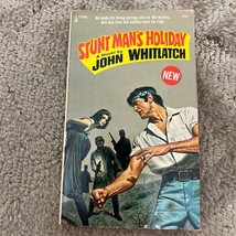 Stunt Mans Holiday Action Paperback Book by John Whitlatch Adventure 1973 - £9.53 GBP